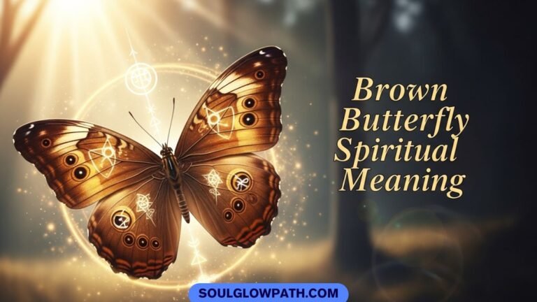brown butterfly spiritual meaning symbol of grounding and transformation
