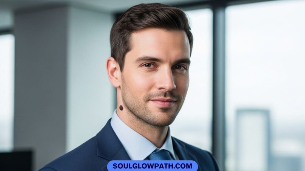 mole on neck male meaning career success and personality traits