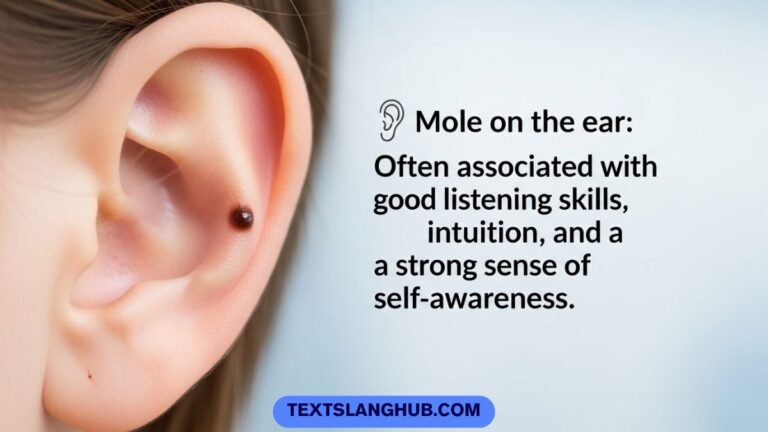 mole on the ear meaning and spiritual significance