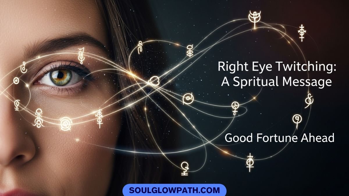 right eye twitching spiritual meaning and causes