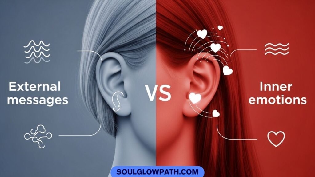 right ear pain spiritual meaning vs left ear pain spiritual meaning comparison