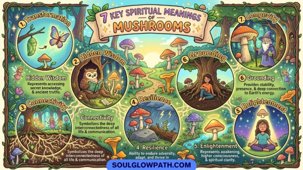 7 Key Meanings of the Spiritual Meaning of Mushrooms
