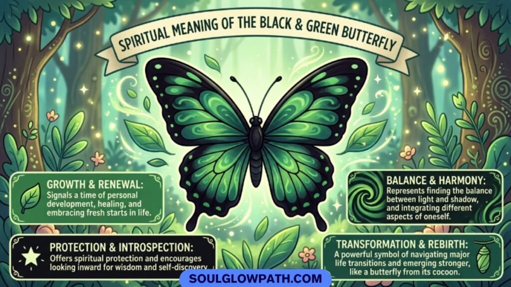 Black and Green Butterfly Spiritual Meaning