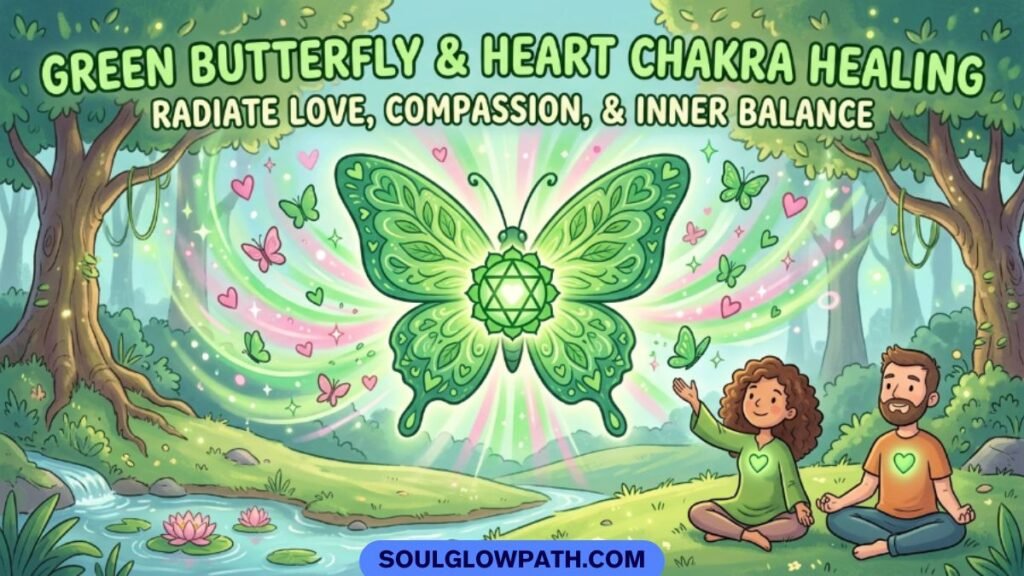 Green Butterfly and Heart Chakra Healing