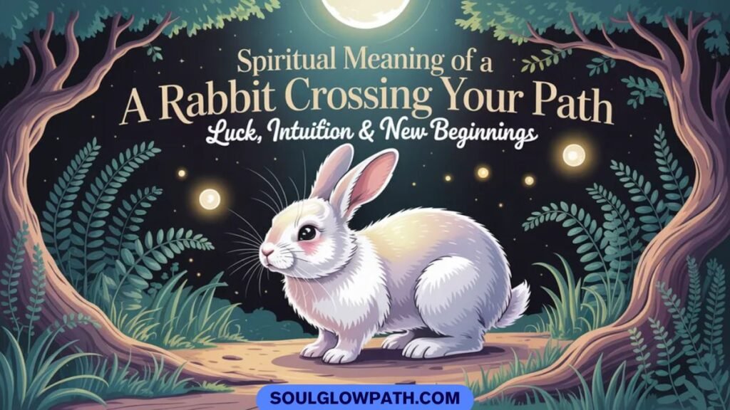 spiritual meaning of rabbit crossing your path
